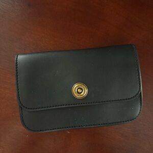 Ralph Lauren Black Leather Women's Belt Bag